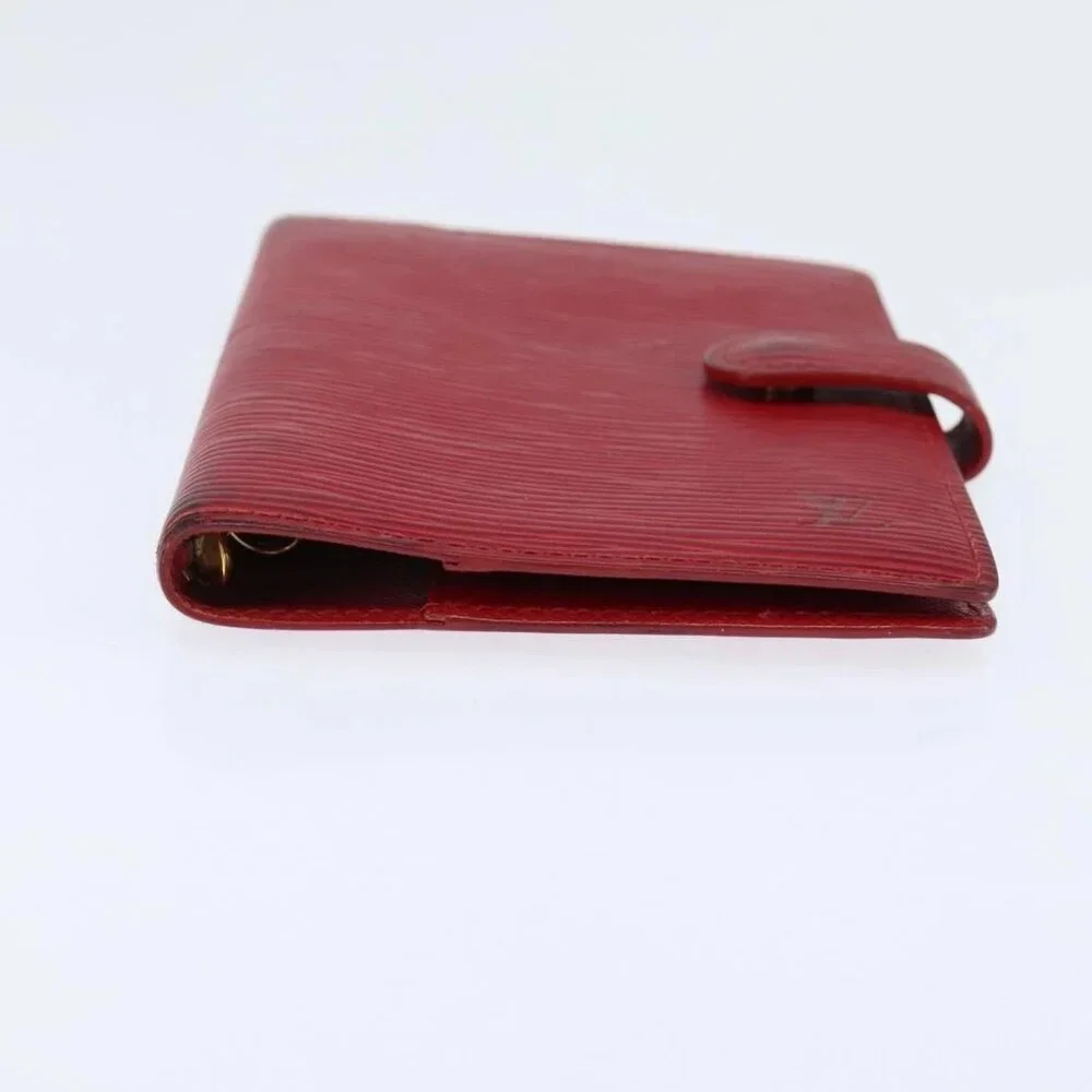LOUIS VUITTON Epi Agenda PM Day Planner Cover Red